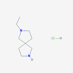 2-ethyl-2,7-diazaspiro[4.4]nonane;hydrochloride