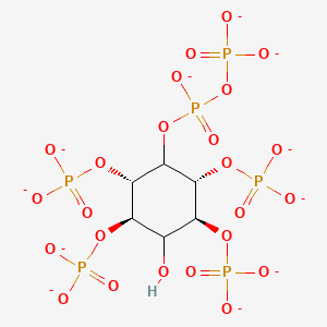 molecular formula C6H7O24P6-11 B1263878 5-PP-InsP4 