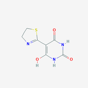 5-(1,3-Thiazolidin-2-ylidene)pyrimidine-2,4,6(1H,3H,5H)-trione