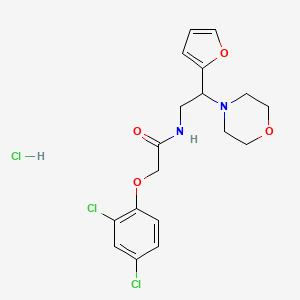 molecular formula C18H21Cl3N2O4 B12638789 C18H21Cl3N2O4 