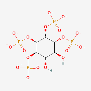 molecular formula C6H8O18P4-8 B1263879 D-myo-inositol (1,2,3,6) tetrakisphosphate 
