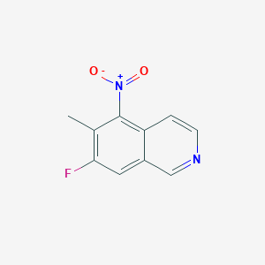 7-Fluoro-6-methyl-5-nitroisoquinoline