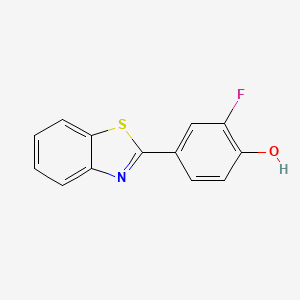 4-(1,3-Benzothiazol-2(3H)-ylidene)-2-fluorocyclohexa-2,5-dien-1-one