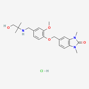 molecular formula C22H30ClN3O4 B12638840 C22H30ClN3O4 