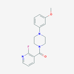 molecular formula C17H18FN3O2 B12638883 (2-Fluoropyridin-3-yl)[4-(3-methoxyphenyl)piperazin-1-yl]methanone CAS No. 921230-82-2