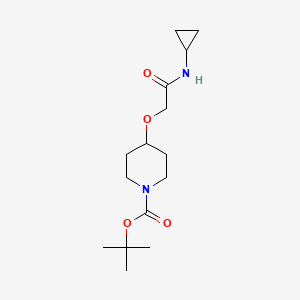 2-(1-Boc-4-piperidinyloxy)-N-cyclopropylacetamide