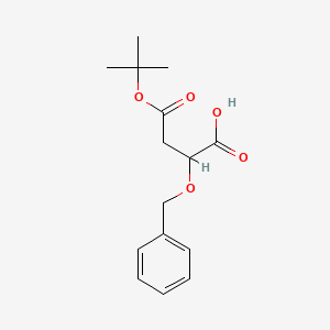 4-[(2-Methylpropan-2-yl)oxy]-4-oxo-2-phenylmethoxybutanoic acid