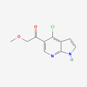 Ethanone, 1-(4-chloro-1H-pyrrolo[2,3-b]pyridin-5-yl)-2-methoxy-