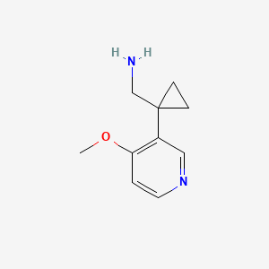 (1-(4-Methoxypyridin-3-YL)cyclopropyl)methanamine