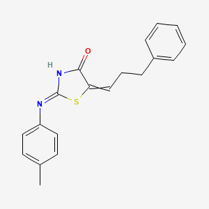 2-(4-Methylanilino)-5-(3-phenylpropylidene)-1,3-thiazol-4(5H)-one