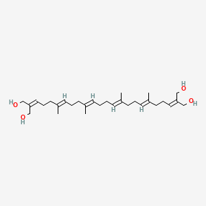 (6E,10E,14E,18E)-2,23-bis(hydroxymethyl)-6,10,15,19-tetramethyltetracosa-2,6,10,14,18,22-hexaene-1,24-diol