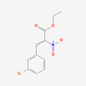 Ethyl 3-(3-bromophenyl)-2-nitroprop-2-enoate