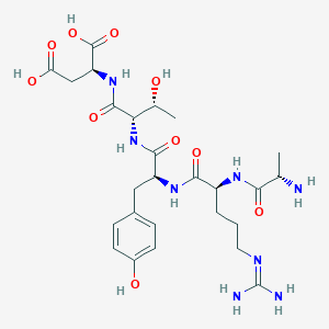 L-Alanyl-N~5~-(diaminomethylidene)-L-ornithyl-L-tyrosyl-L-threonyl-L-aspartic acid