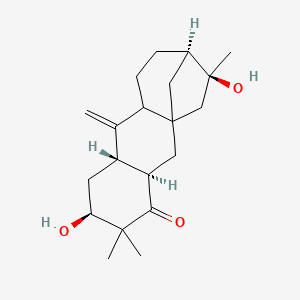 2,7-Dihydroxy-3,3,7-trimethyl-11-methylidenedodecahydro-5a,8-methanocyclohepta[b]naphthalen-4(1H)-one