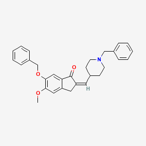 1-Benzyl-4-[(6-benzyloxy-5-methoxy-1-indanone)-2-ylidenyl methylpiperidine