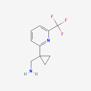 (1-(6-(Trifluoromethyl)pyridin-2-YL)cyclopropyl)methanamine