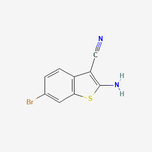 2-Amino-6-bromobenzo[B]thiophene-3-carbonitrile