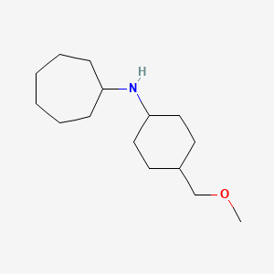 N-[4-(methoxymethyl)cyclohexyl]cycloheptanamine