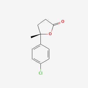 (5S)-5-(4-chlorophenyl)-5-methyloxolan-2-one