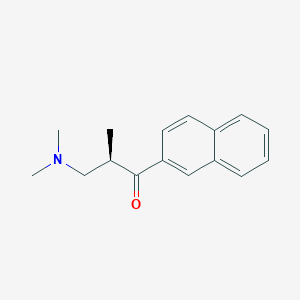 (2R)-3-(Dimethylamino)-2-methyl-1-(naphthalen-2-yl)propan-1-one