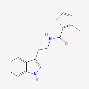 3-Methyl-N-[2-(2-methyl-1H-indol-3-yl)ethyl]thiophene-2-carboxamide