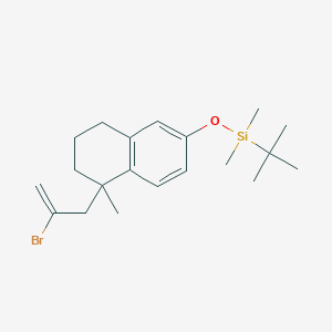 Naphthalene, 1-(2-broMo-2-propen-1-yl)-6-[[(1,1-diMethylethyl)diMethylsilyl]oxy]-1,2,3,4-tetrahydro-1-Methyl-