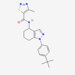 N-[1-(4-tert-butylphenyl)-4,5,6,7-tetrahydroindazol-4-yl]-4-methyl-5-thiadiazolecarboxamide