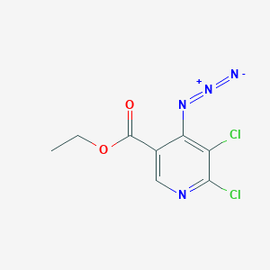 molecular formula C8H6Cl2N4O2 B12639282 Ethyl 4-azido-5,6-dichloropyridine-3-carboxylate CAS No. 919354-10-2