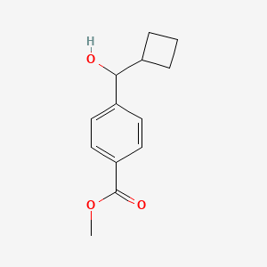 molecular formula C13H16O3 B12639291 Methyl 4-(cyclobutyl(hydroxy)methyl)benzoate 