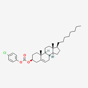 (4-chlorophenyl) [(3S,8S,9S,10R,13R,14S,17S)-10,13-dimethyl-17-octyl-2,3,4,7,8,9,11,12,14,15,16,17-dodecahydro-1H-cyclopenta[a]phenanthren-3-yl] carbonate