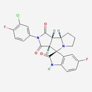 molecular formula C22H16ClF2N3O3 B12639385 C22H16ClF2N3O3 