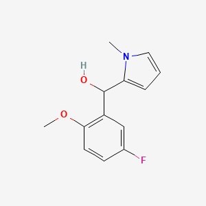 3-Fluoro-6-methoxyphenyl-(1-methyl-2-pyrrolyl)methanol