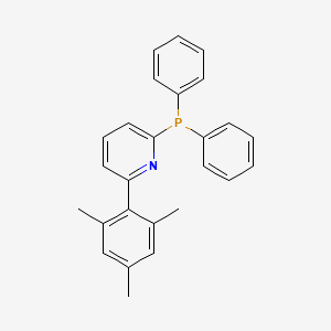 molecular formula C26H24NP B12639447 2-(Diphenylphosphanyl)-6-(2,4,6-trimethylphenyl)pyridine CAS No. 919091-16-0