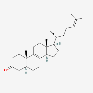 molecular formula C28H44O B1263945 3-Dehydro-4-methylzymosterol 