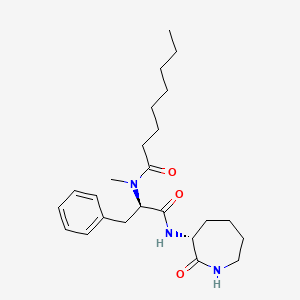 molecular formula C24H37N3O3 B1263947 Ciliatamide B 