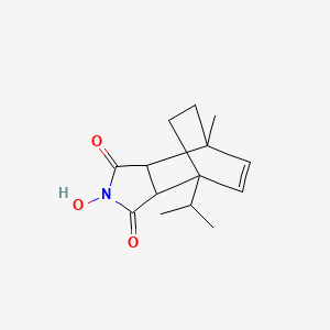 3a,4,5,6,7,7a-Hexahydro-2-hydroxy-4-methyl-7-(1-methylethyl)-4,7-etheno-1H-isoindole-1,3(2H)-dione