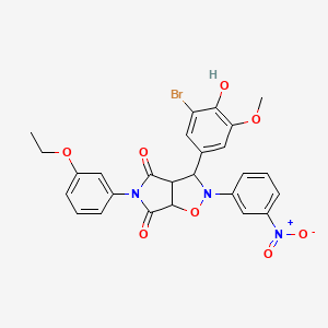 molecular formula C26H22BrN3O8 B12639487 C26H22BrN3O8 