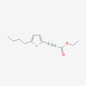 molecular formula C13H16O2Te B12639498 Ethyl 3-(5-butyltellurophen-2-yl)prop-2-ynoate CAS No. 920977-30-6