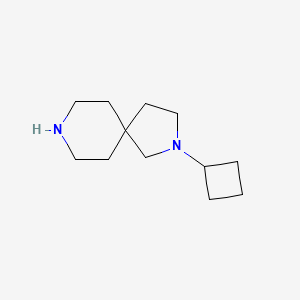 molecular formula C12H22N2 B12639512 2-Cyclobutyl-2,8-diazaspiro[4.5]decane 