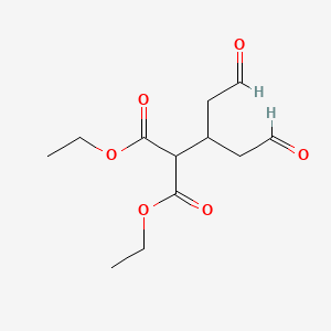 molecular formula C12H18O6 B12639544 Diethyl (1,5-dioxopentan-3-yl)propanedioate CAS No. 921926-44-5