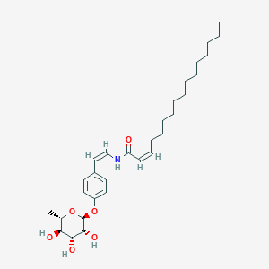molecular formula C30H47NO6 B1263955 myxotyroside B 