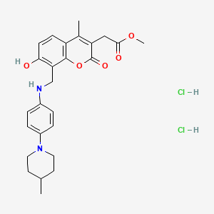 molecular formula C26H32Cl2N2O5 B12639564 C26H32Cl2N2O5 