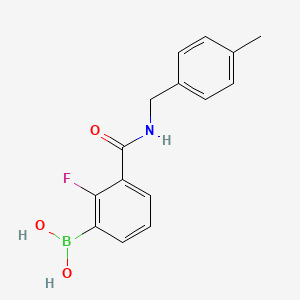 2-Fluoro-3-(4-methylbenzylcarbamoyl)benzeneboronic acid