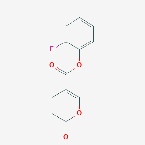 2-Fluorophenyl 2-oxo-2H-pyran-5-carboxylate