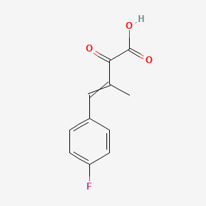 4-(4-Fluorophenyl)-3-methyl-2-oxobut-3-enoic acid