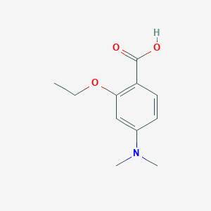 molecular formula C11H15NO3 B12639620 4-(Dimethylamino)-2-ethoxybenzoic acid CAS No. 920739-90-8