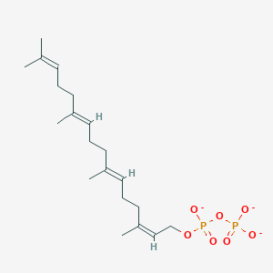 molecular formula C20H33O7P2-3 B1263964 omega,E,E,Z-香叶基香叶基二磷酸 