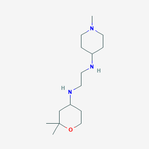 N-(2,2-dimethyltetrahydro-2H-pyran-4-yl)-N'-(1-methylpiperidin-4-yl)ethane-1,2-diamine