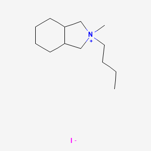 2-Butyl-2-methyloctahydro-1H-isoindol-2-ium iodide