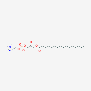 molecular formula C25H52NO7P B1263974 1-Hexadecanoyl-2-methyl-sn-glycero-3-phosphocholine 